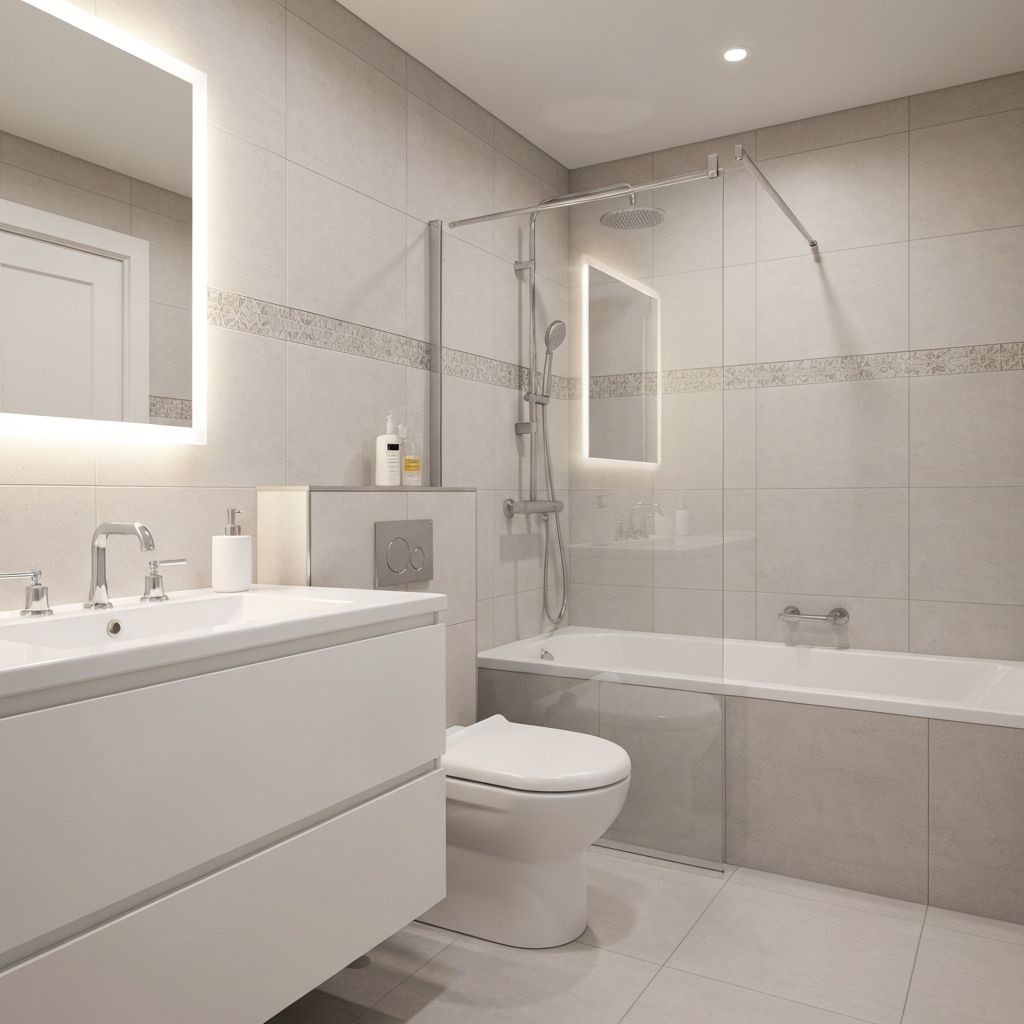 Luxury bathroom installation